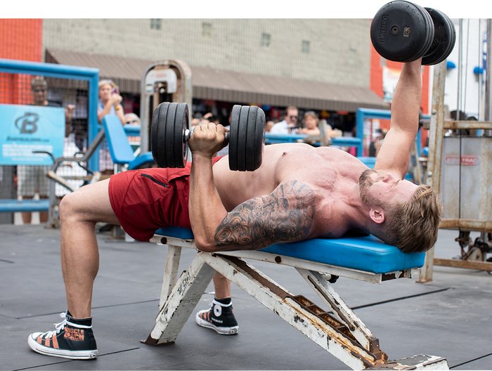 Iso-Lateral Dumbbell Press