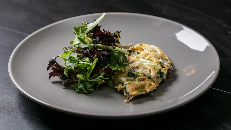 MetaBurn90 Leek and Mushroom Frittata