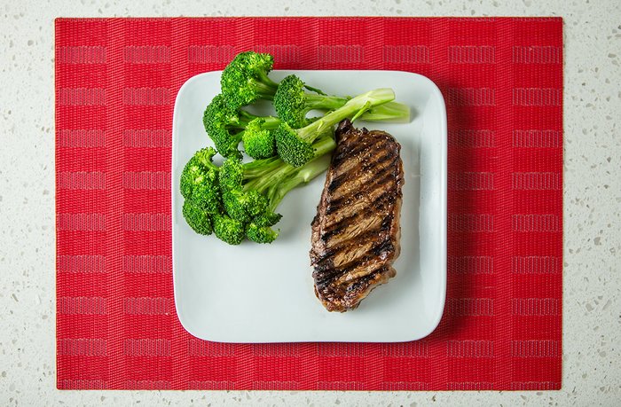 Steak and broccoli