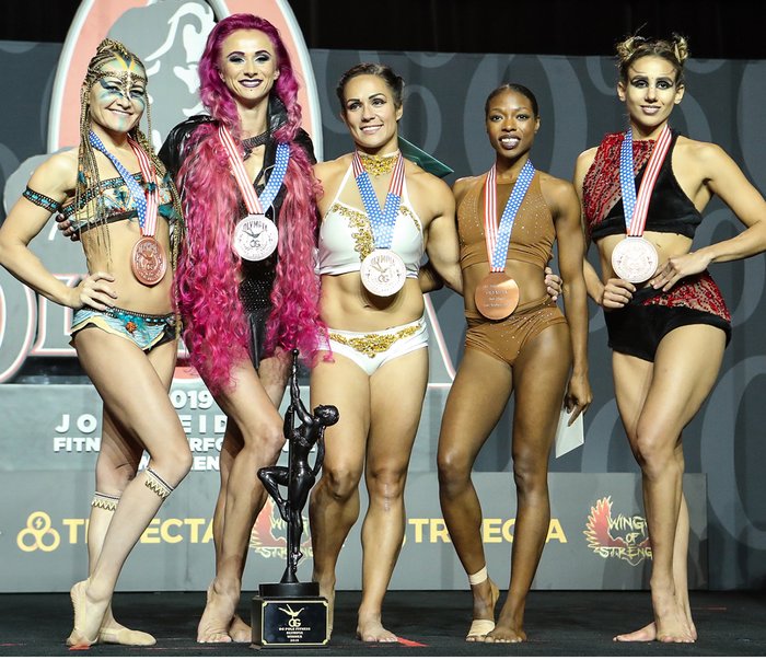 Pole fitness competitors. 