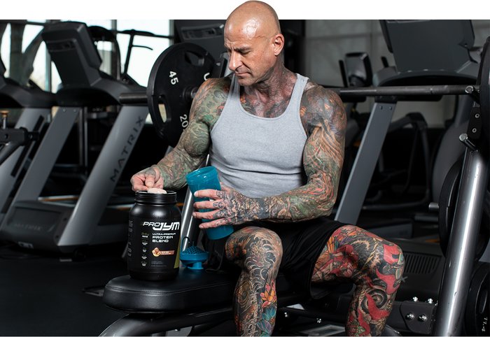 Jim Stoppani using Pro Jym