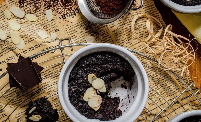 Raspberry Brownie Overnight Oats