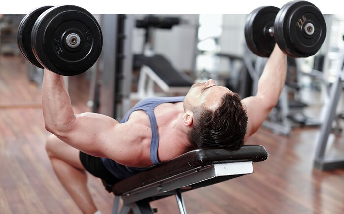 Incline dumbbell fly