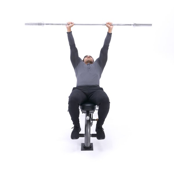 Incline barbell shoulder protraction thumbnail image