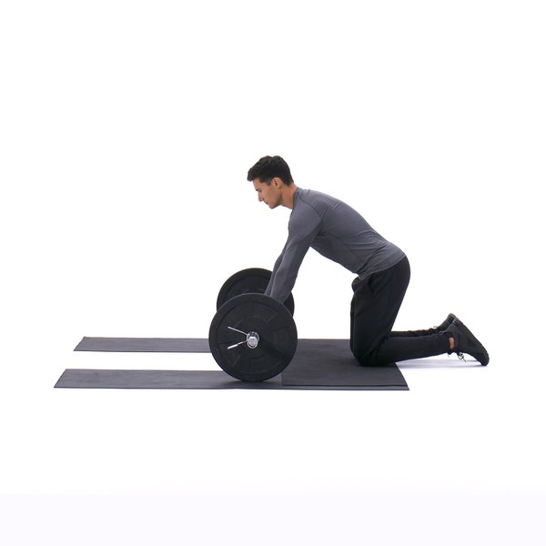 Barbell Ab Rollout - On Knees thumbnail image