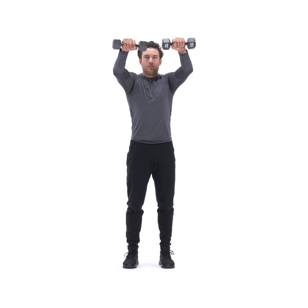 Dumbbell front raise to lateral raise thumbnail image