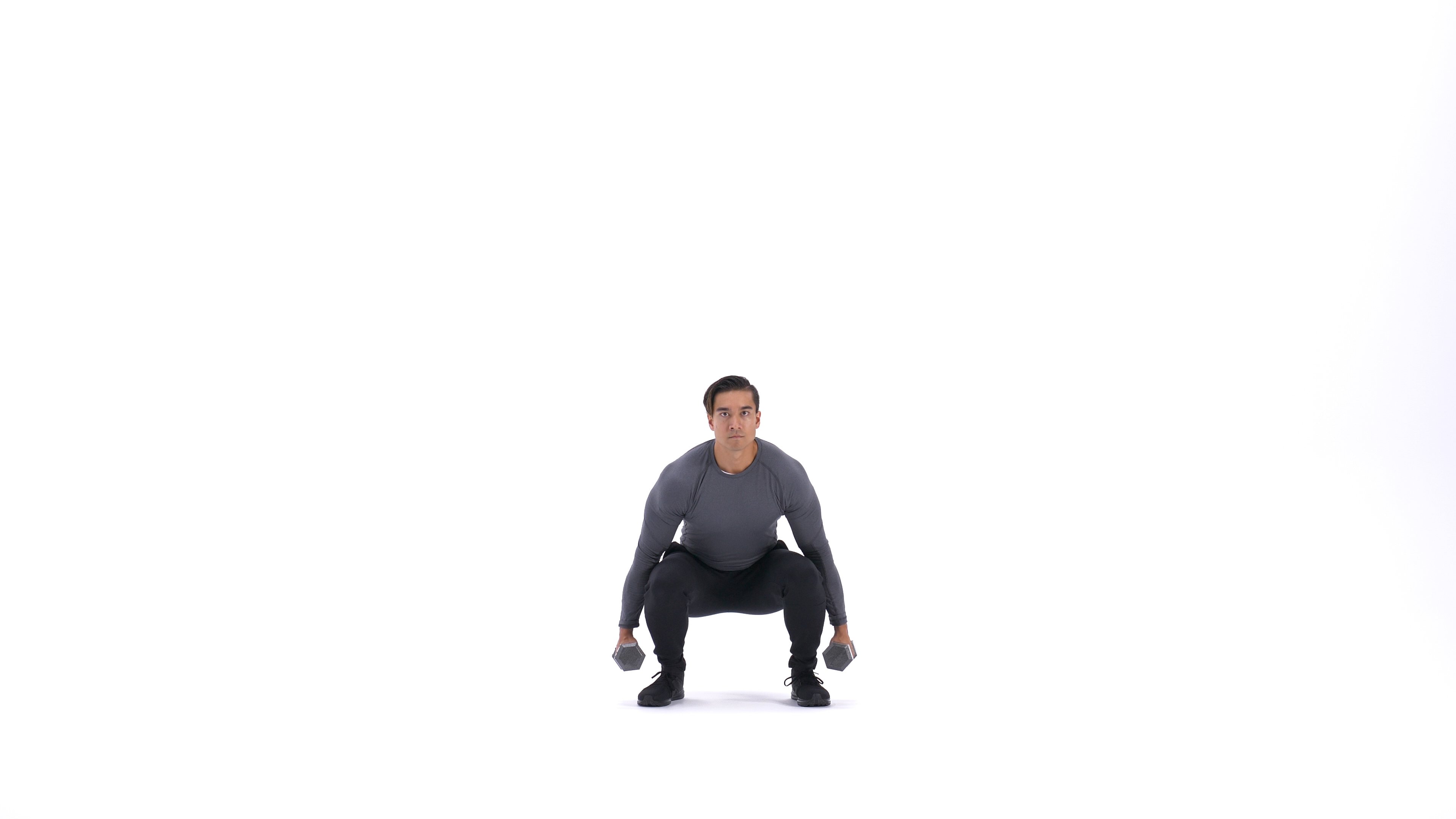 Dumbbell squat | Exercise Videos & Guides | Bodybuilding.com