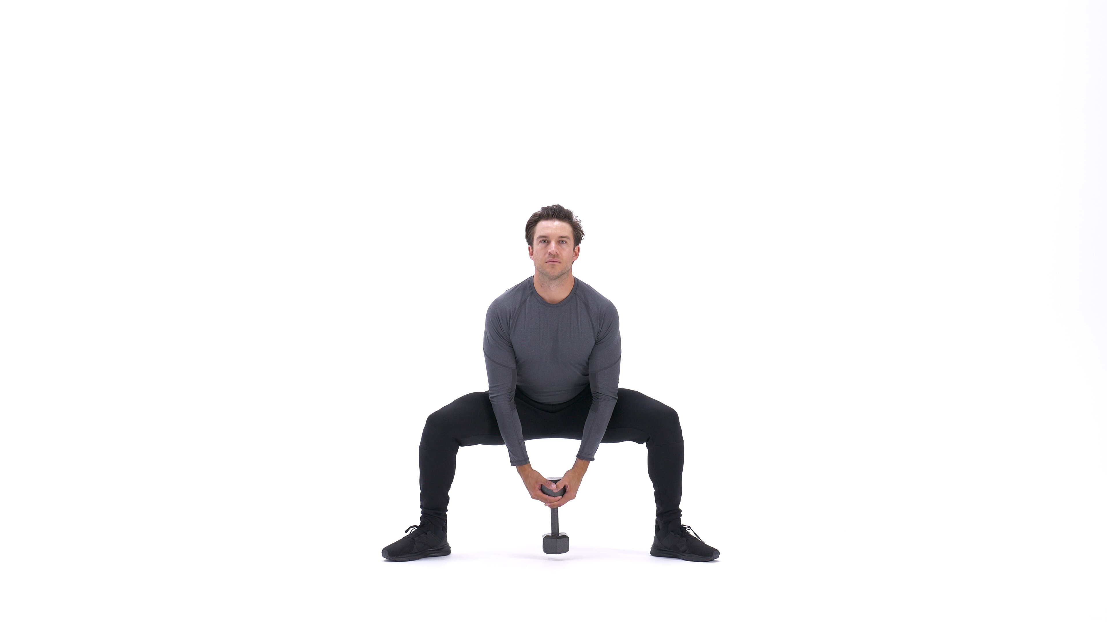 Dumbbell sumo squat, Exercise Videos & Guides