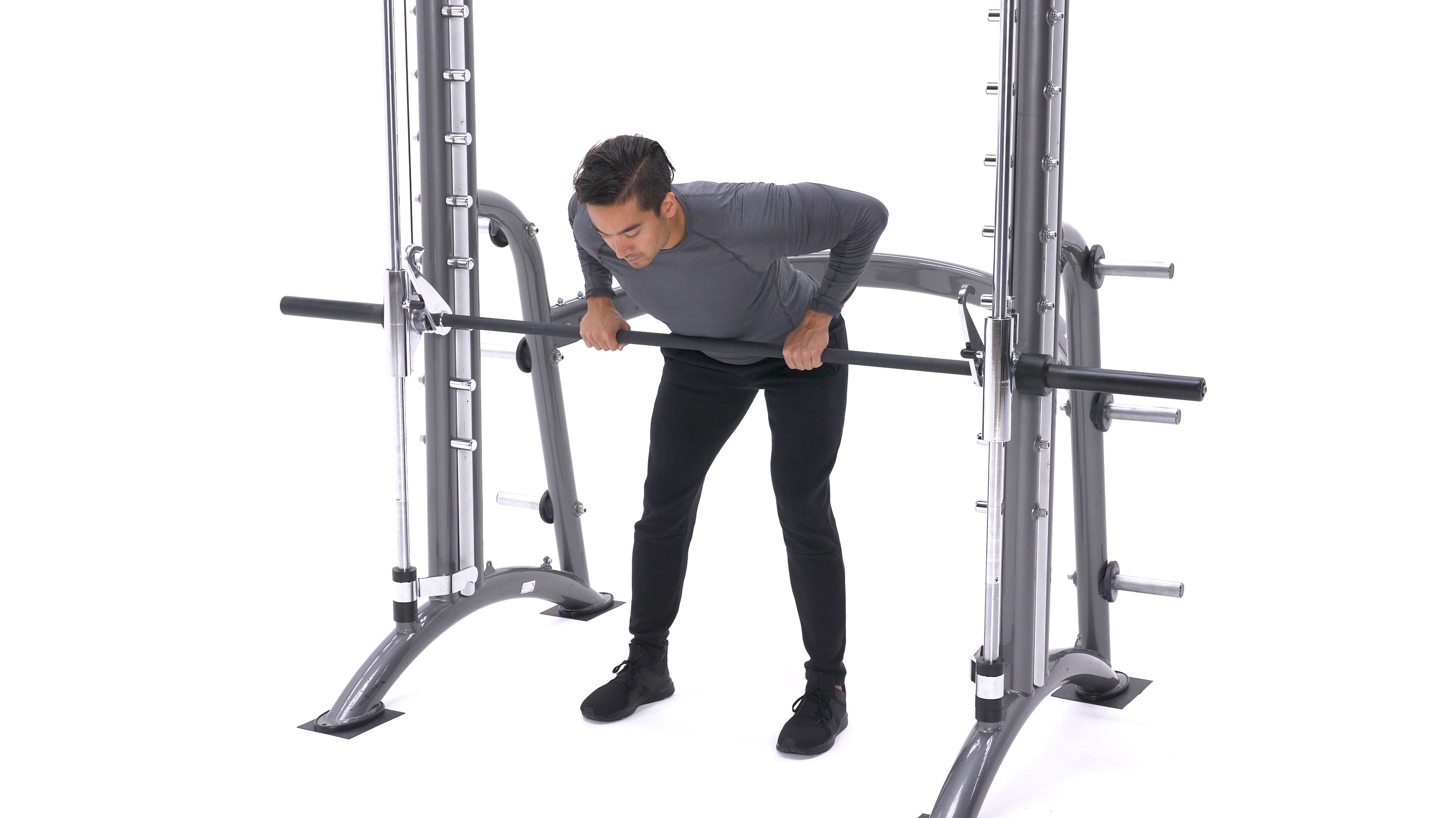 smith machine row form