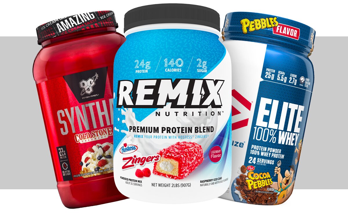 Synth-6, Remix, and Dymatize Elite Whey