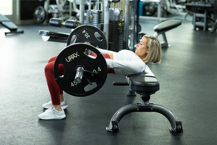 Barbell hip thrust