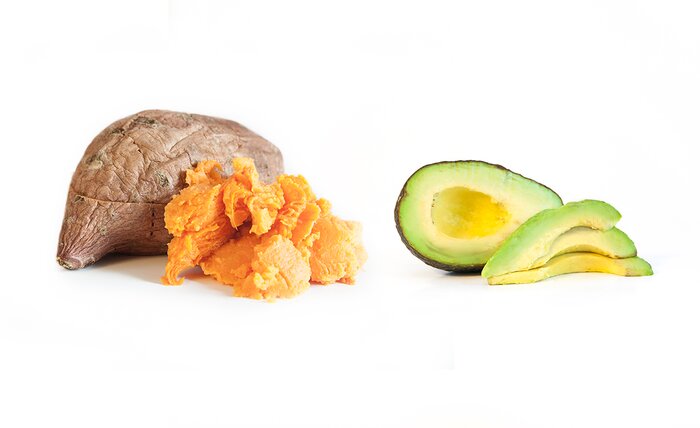 Sweet potato and avocado