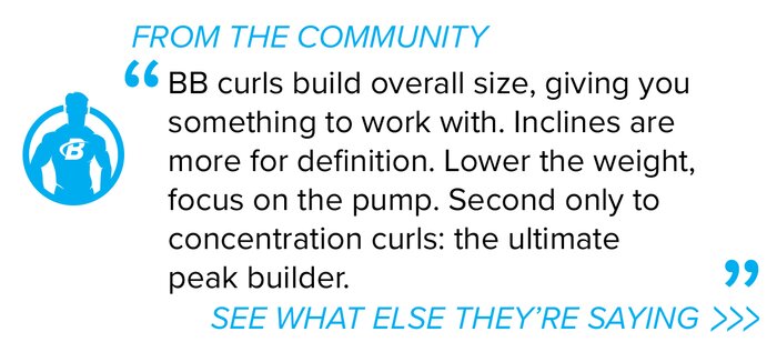 Incline curl community quote