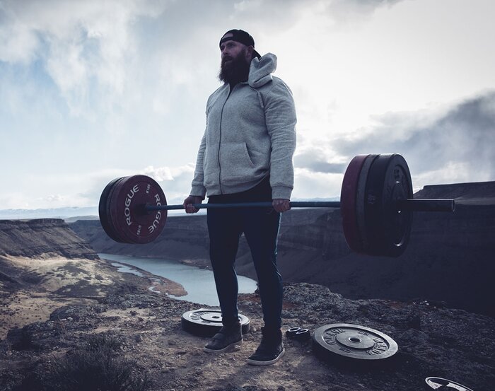 Clay cooper lifting outdoors