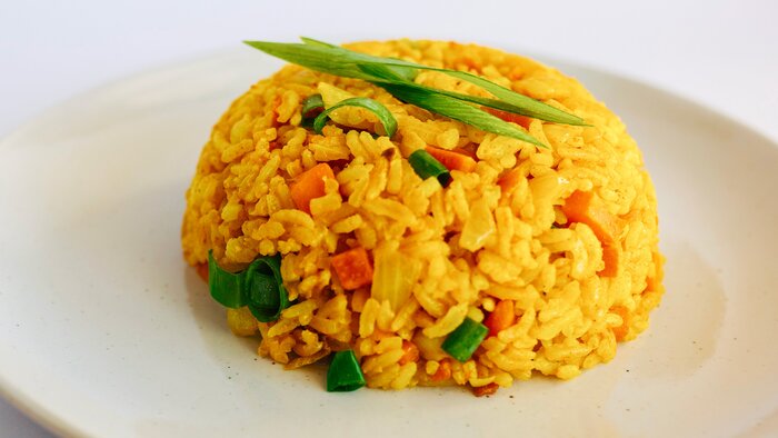 Easy turmeric rice