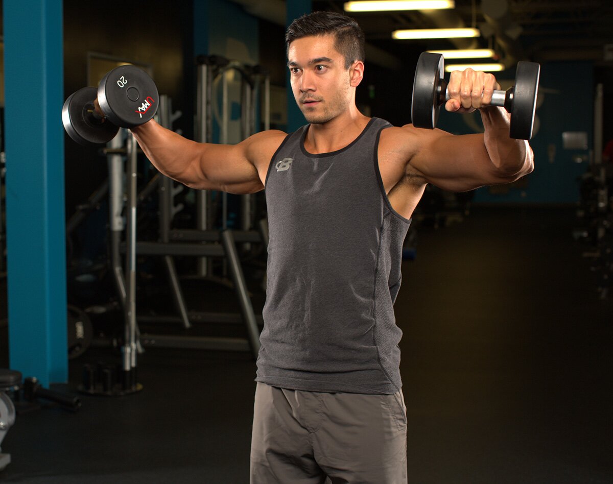 Dumbbell lateral raise