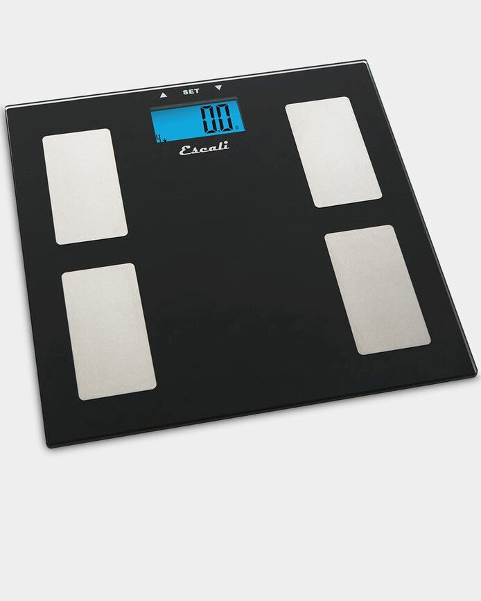 Escali Glass Body Fat, Body Water, Muscle Mass Scale