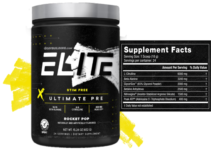 Elite Ultimate Pre-Workout Stim-Free