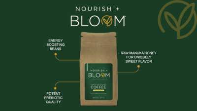 Nourish + Bloom Manuka Honey Organic Coffee