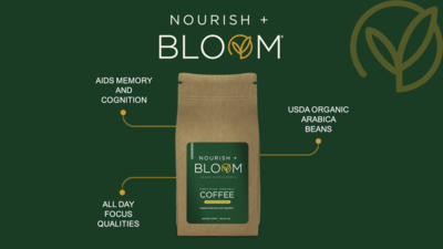 Nourish + Bloom Certified Organic Coffee Mushroom Infusion