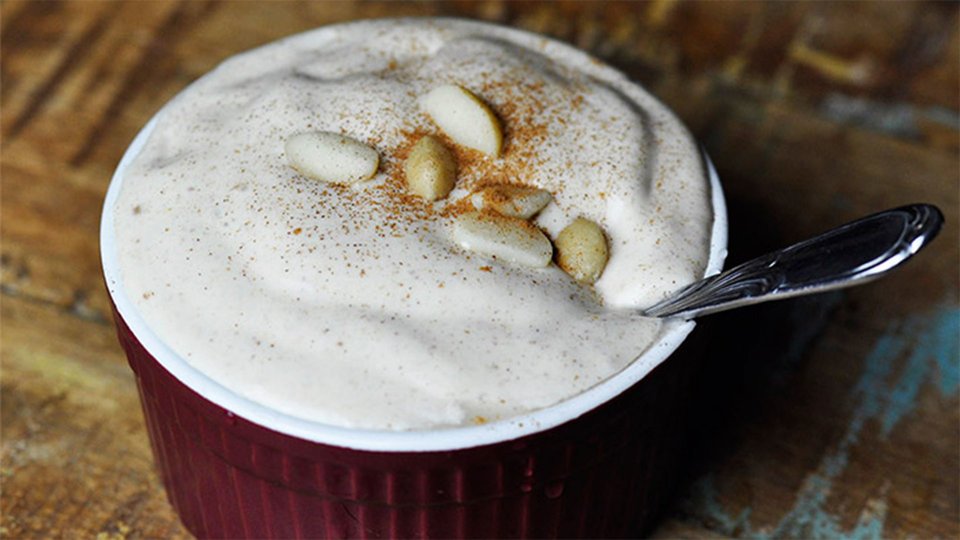 Banana-Peach Frozen Dessert