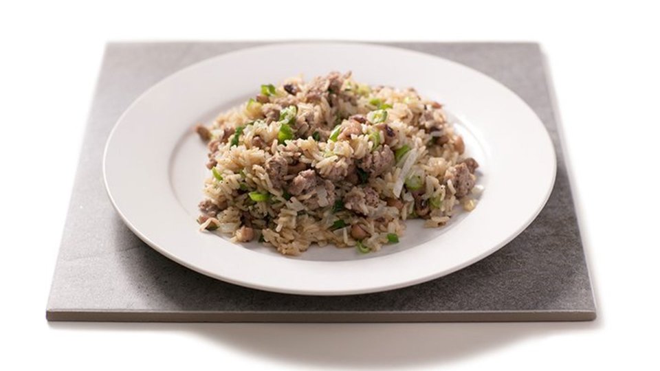 Black-Eyed Pea And Sausage Rice