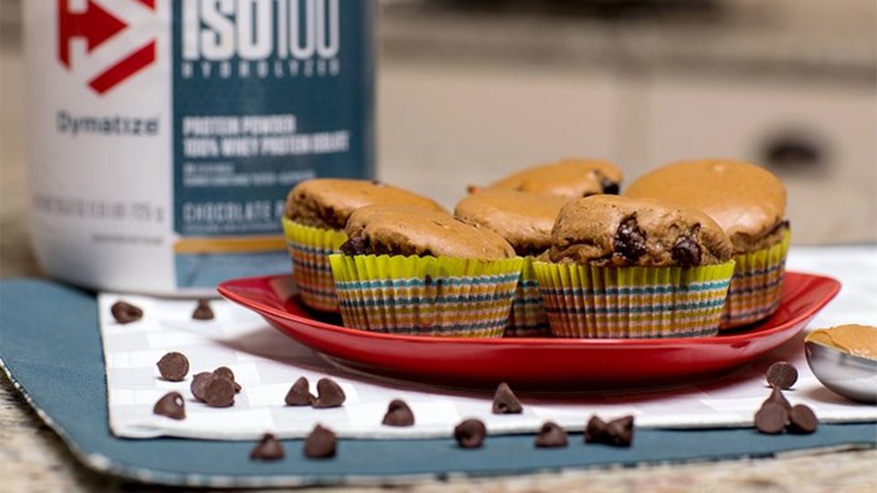 Chocolate Peanut Butter Muffins With Chocolate Chips