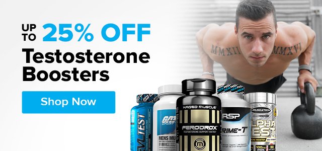 Up to 25% Off Testosterone Boosters