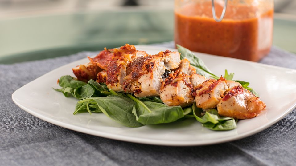 Pizza Stuffed Chicken Breast