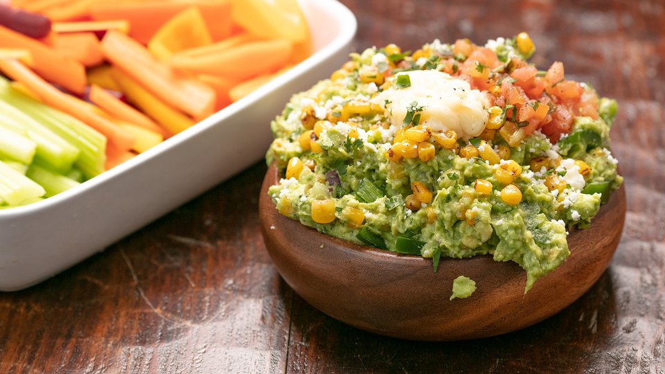 Loaded Elote Guacamole