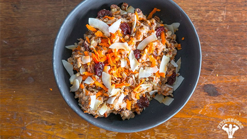 Nutty Carrot Cake Oatmeal