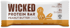 WICKED Protein Bar Peanut Butter Chocolate