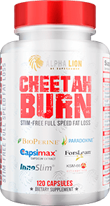 Cheetah Burn Stim Free Container