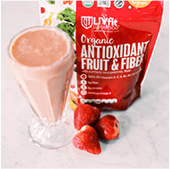 Organic Antioxidant Fruit & Fiber Shake