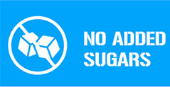 NO ADDED SUGARS