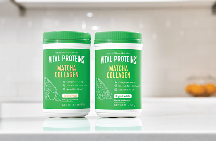Matcha Collagen Containers