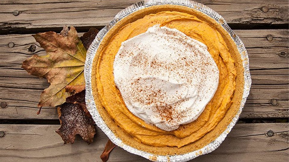 Protein Pumpkin Mousse Pie