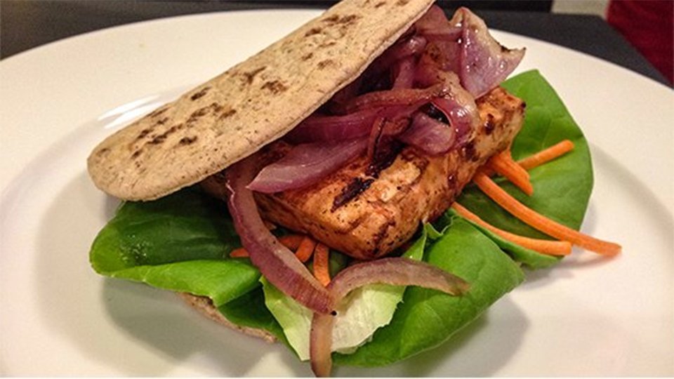 Teriyaki Tofu Burger